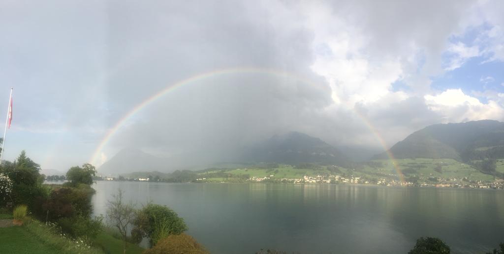 Luxury Loft On Top Of Villa Wilen With Tremendous Views By The Lake Sarnen Extérieur photo