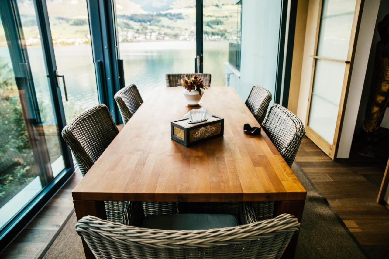 Luxury Loft On Top Of Villa Wilen With Tremendous Views By The Lake Sarnen Extérieur photo